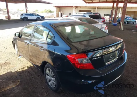 2012 Honda Civic Lx из США, поврежденный, VIN 19XFB2F59CE303258